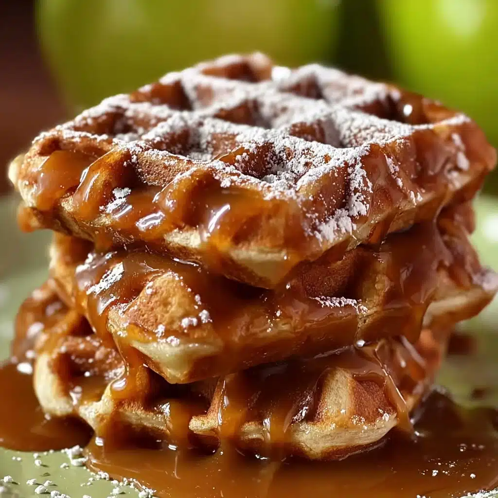 Apple Fritter Waffle Donuts Recipe - Recipe Image