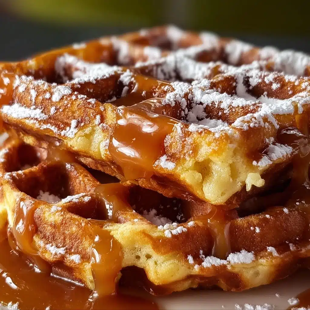Apple Fritter Waffle Donuts Recipe - Recipe Image
