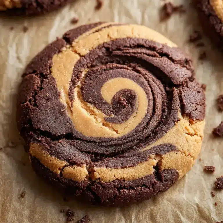 Chocolate-Peanut Butter Swirl Cookies Recipe