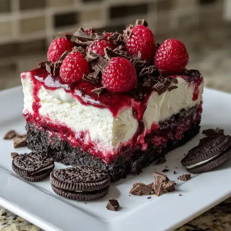 Raspberry Chocolate Lasagna Recipe