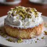 Lemon Pistachio Ricotta Cloud Cake Recipe
