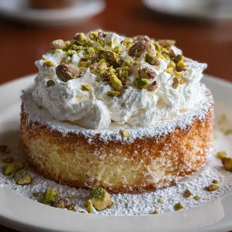 Lemon Pistachio Ricotta Cloud Cake Recipe