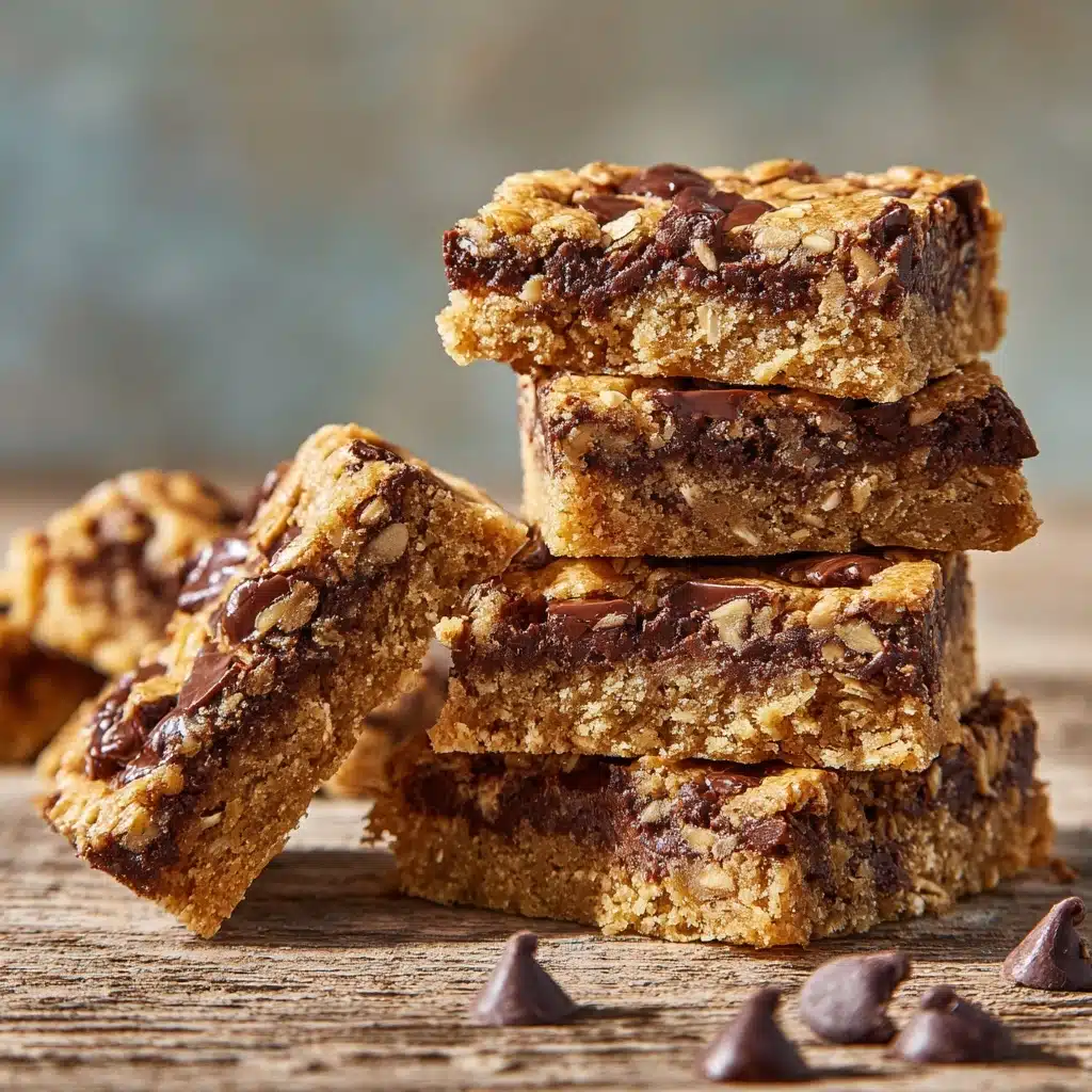 Healthy Chocolate Chip Oatmeal Bars Recipe - Recipe Image
