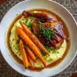 eese Mashed Potatoes and Roasted Carrots Recipe