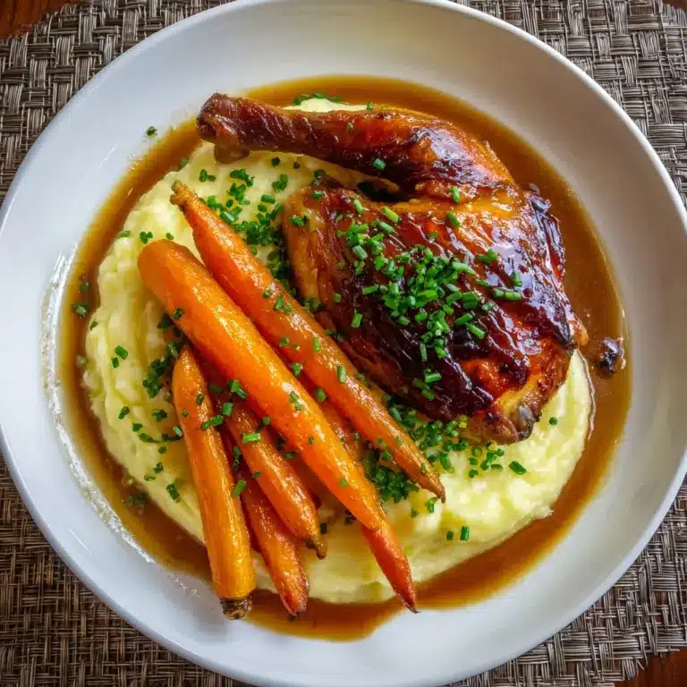 eese Mashed Potatoes and Roasted Carrots Recipe