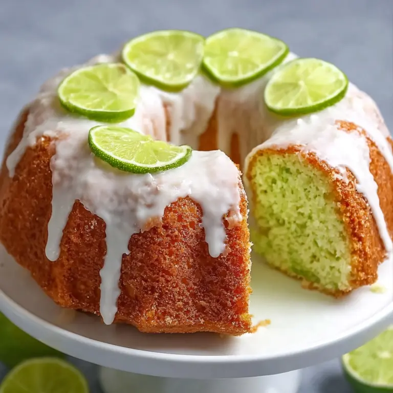 Key Lime Pound Cake Recipe