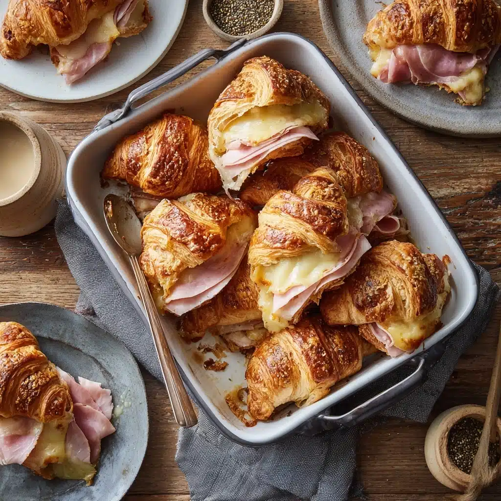 Ham and Cheese Croissant Recipe - Recipe Image