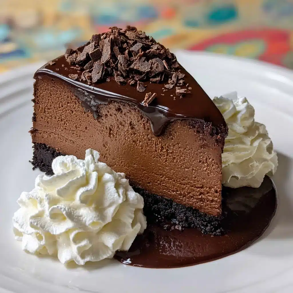 Chocolate Fudge Truffle Cheesecake Recipe - Recipe Image