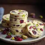 Cranberry Pistachio Shortbread Recipe