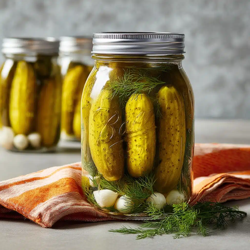 Easy Homemade Dill Pickles Recipe