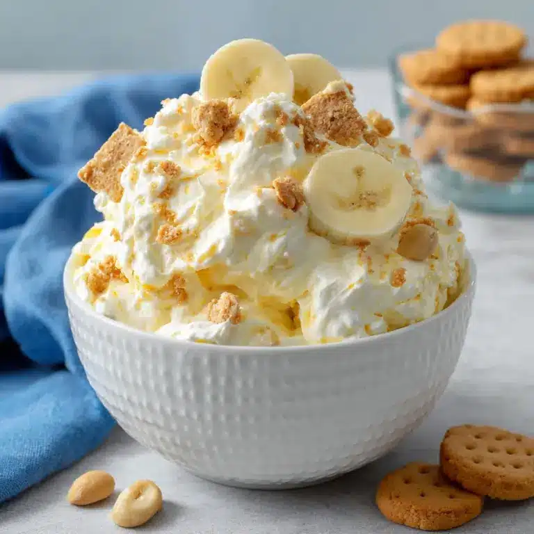 Easy Banana Pudding Fluff Salad Recipe