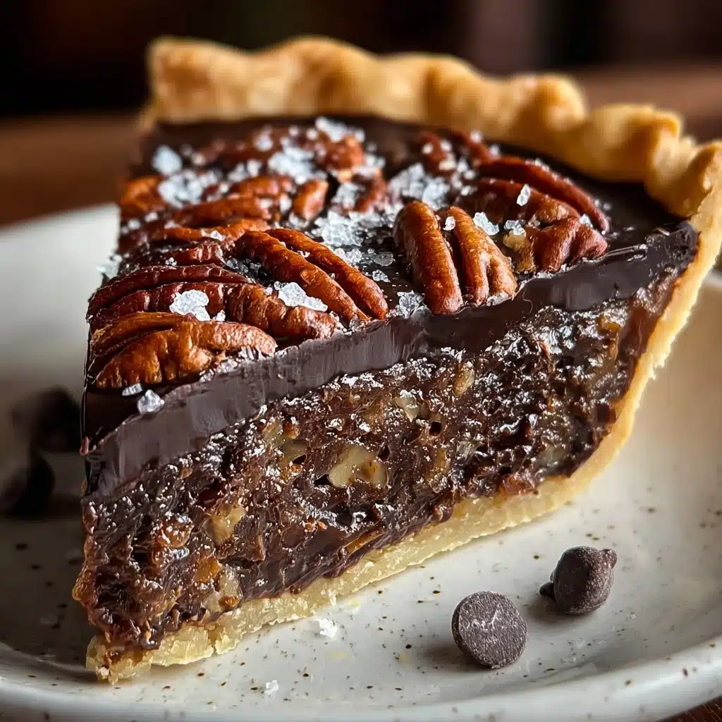 Texas Chocolate Pecan Pie Recipe - Recipe Image