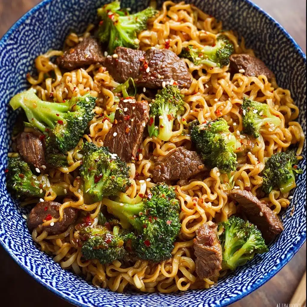 Beef and Broccoli Ramen Stir Fry Recipe