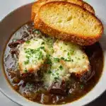 French Onion Beef Short Rib Soup Recipe
