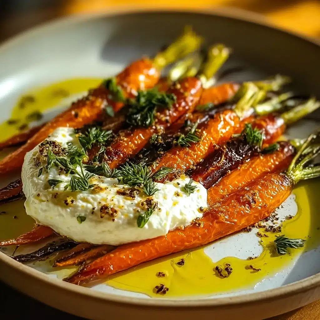 Roasted Carrots with Whipped Ricotta and Hot Honey Recipe - Recipe Image