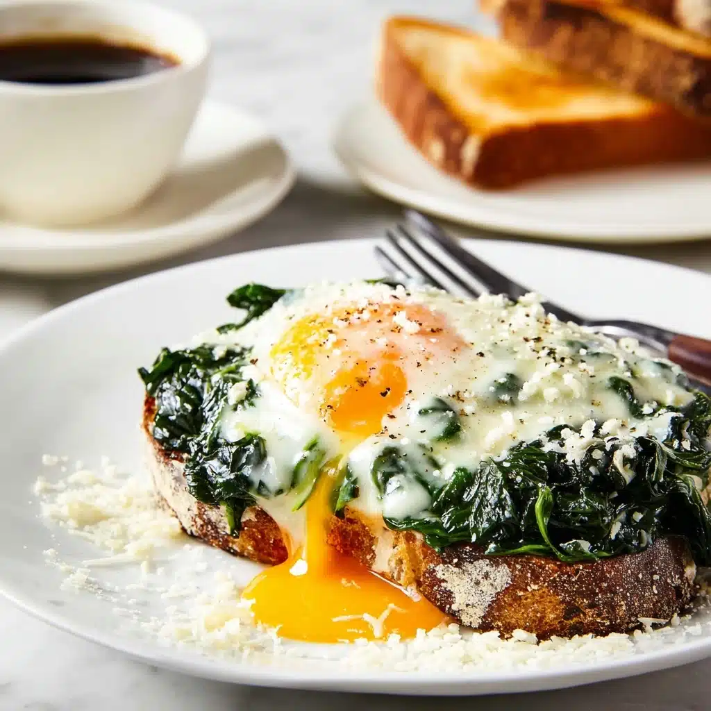Baked Eggs Florentine Recipe - Recipe Image
