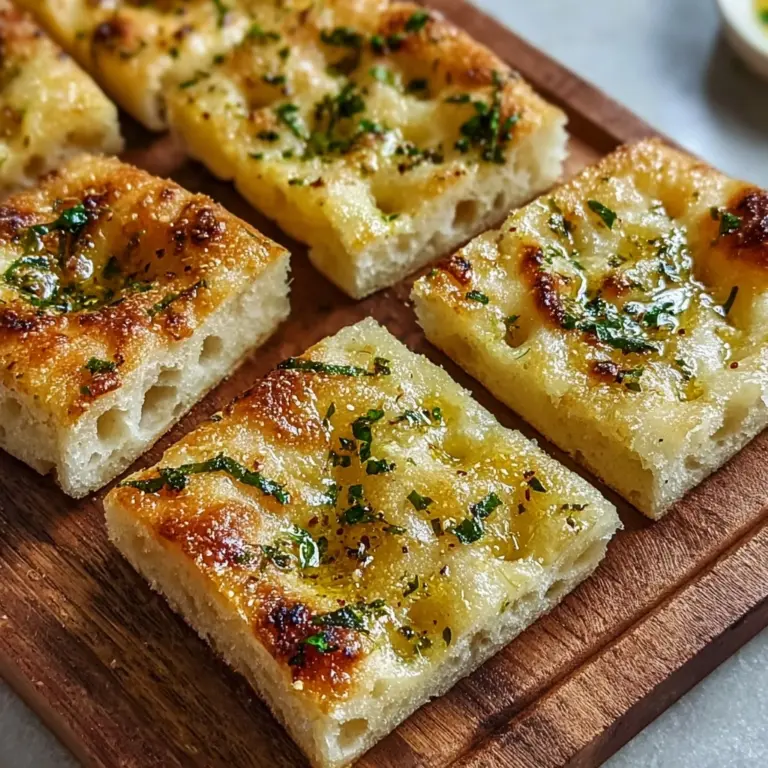 Air Fryer Garlic Flatbread – Quick & Delicious Recipe