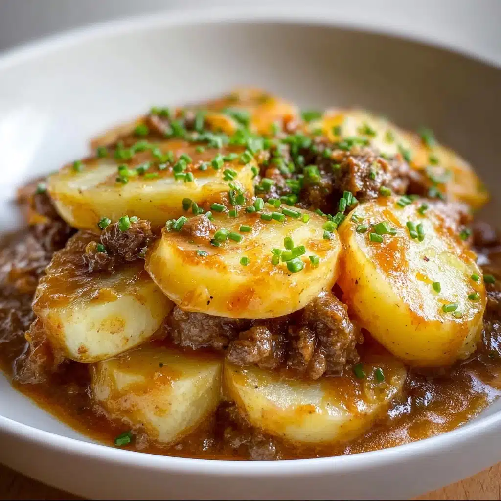 Crockpot Hamburger Potato Casserole Recipe