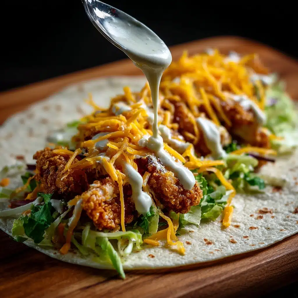 crispy chicken ranch snack wrap Recipe - Recipe Image