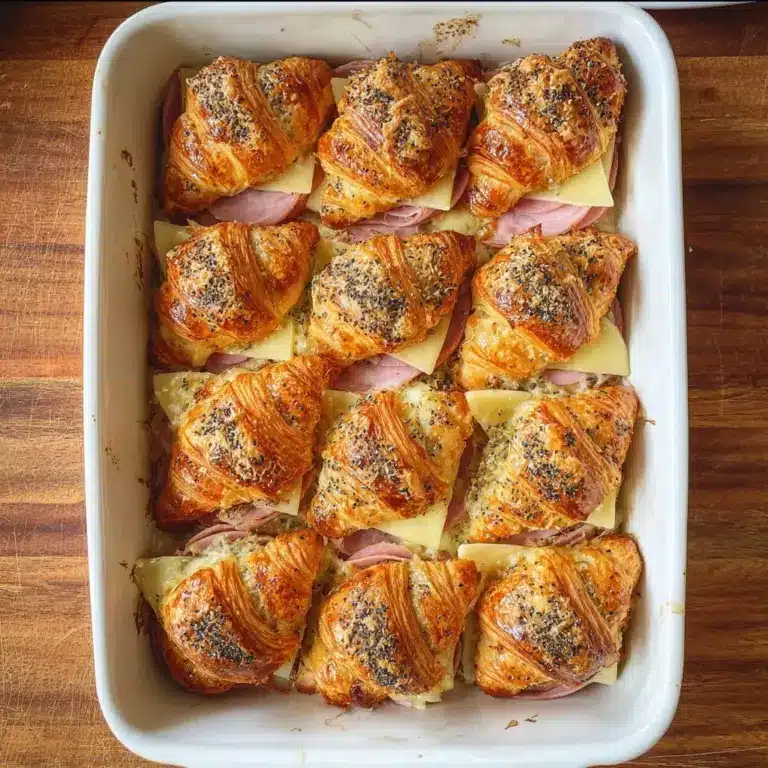 Ham and Cheese Croissant Recipe