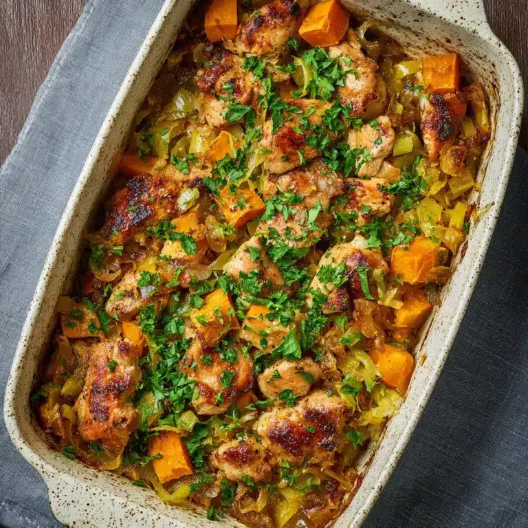 Chicken, Leek and Butternut Squash Bake Recipe