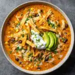Creamy Chicken Tortilla Soup Recipe