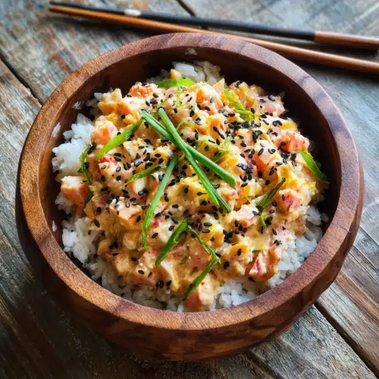 Spicy Crab Sushi Bowls Recipe