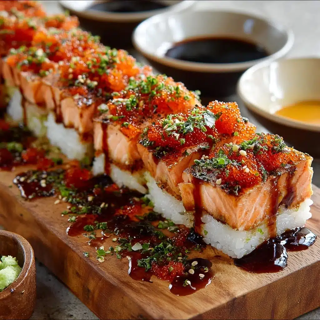 Spicy Salmon Sushi Bake Recipe - Recipe Image