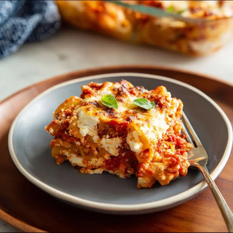 Baked Ziti with Roasted Vegetables Recipe