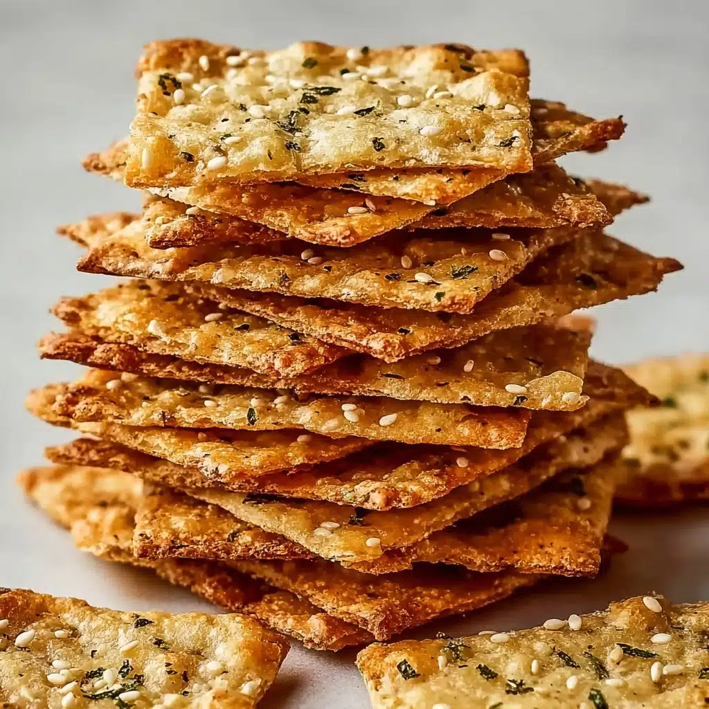 Bake Zucchini Herb Crackers for a Healthy Crunch Recipe - Recipe Image