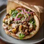 Chili Lime Chickpea Cauliflower Wrap Recipe