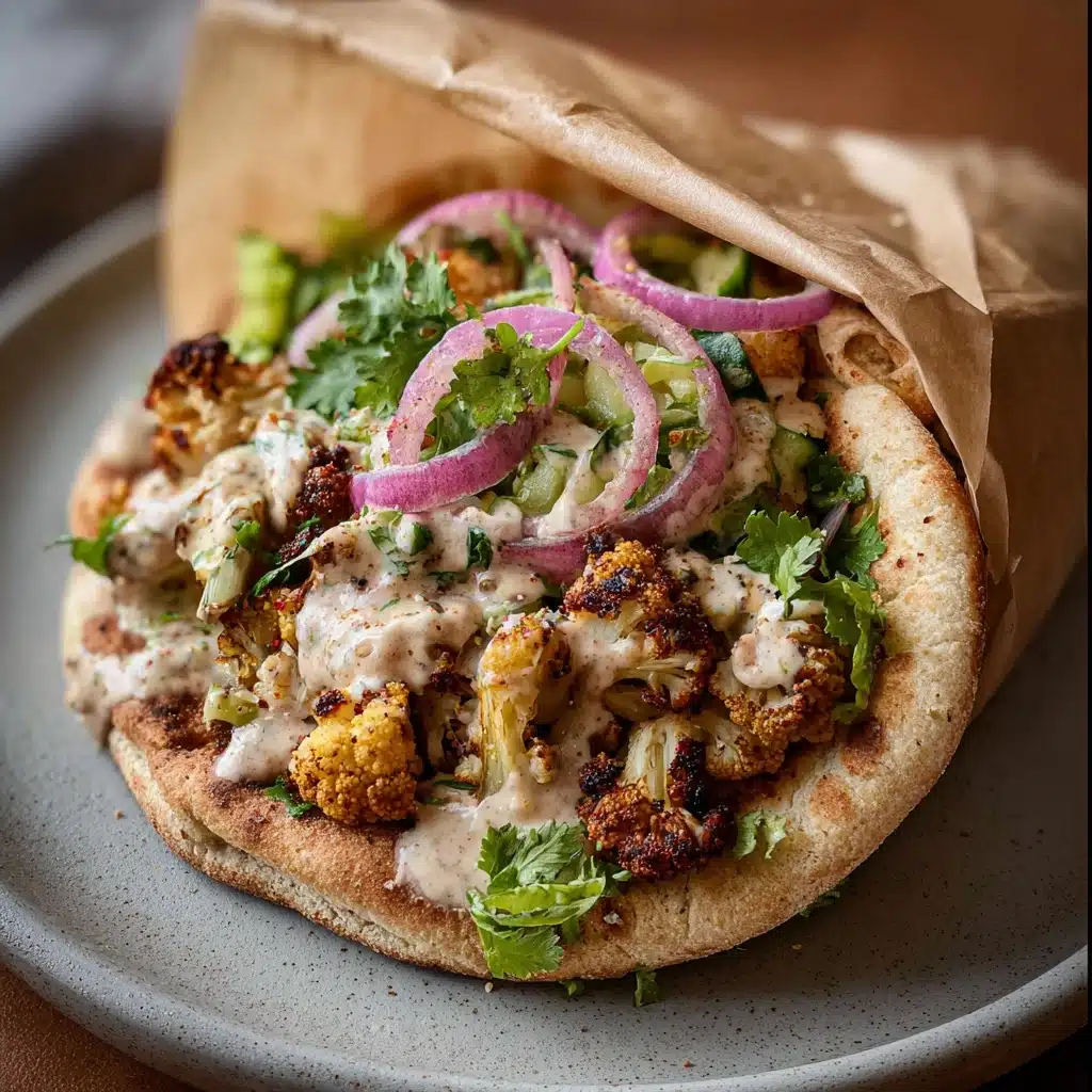 Chili Lime Chickpea Cauliflower Wrap Recipe - Recipe Image