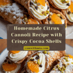 Delicious Homemade Cannoli with a Citrus Twist Recipe