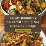 Crispy Dumpling Salad with Spicy Soy Dressing Recipe