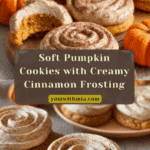 Soft Pumpkin Cookies with Cinnamon Frosting Recipe