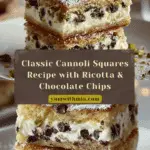 Classic Cannoli Squares That Will Wow Your Taste Buds Recipe