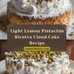 Lemon Pistachio Ricotta Cloud Cake Recipe