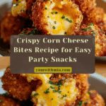 Crispy Corn Cheese Bites Recipe