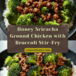 Honey Sriracha Ground Chicken and Broccoli Recipe