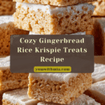 Gingerbread Rice Krispie Treats Recipe
