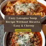 Easy Lasagna Soup No Ricotta - Alrightwithme Recipe