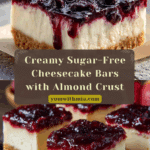 Sugar-Free Cheesecake Bars – A Guilt-Free Treat! Recipe