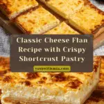 Cheese Flan - Old School Dinner Style Recipe