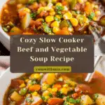 Slow Cooker Beef and Vegetable Soup Recipe