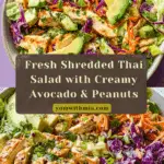 Shredded Thai Salad with Avocado Recipe
