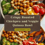 Roasted Chickpeas and Veggie Bowl Recipe