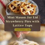 Mini Mason Jar Lid Strawberry Pies Recipe