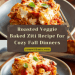 Baked Ziti with Roasted Vegetables Recipe