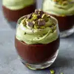 Pistachio Mousse with Chocolate Ganache Recipe