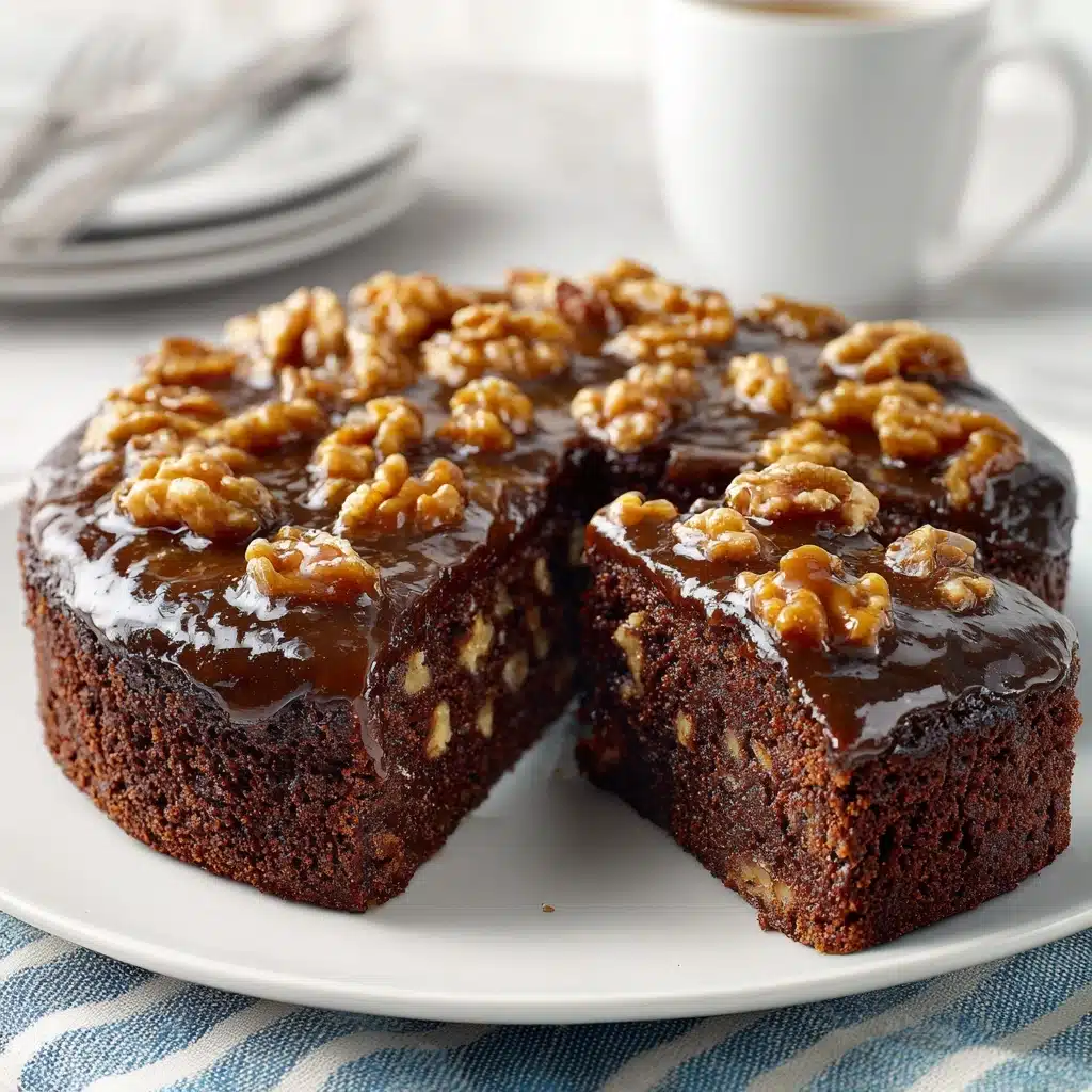 Espresso Date Cake with Walnuts Recipe - Recipe Image